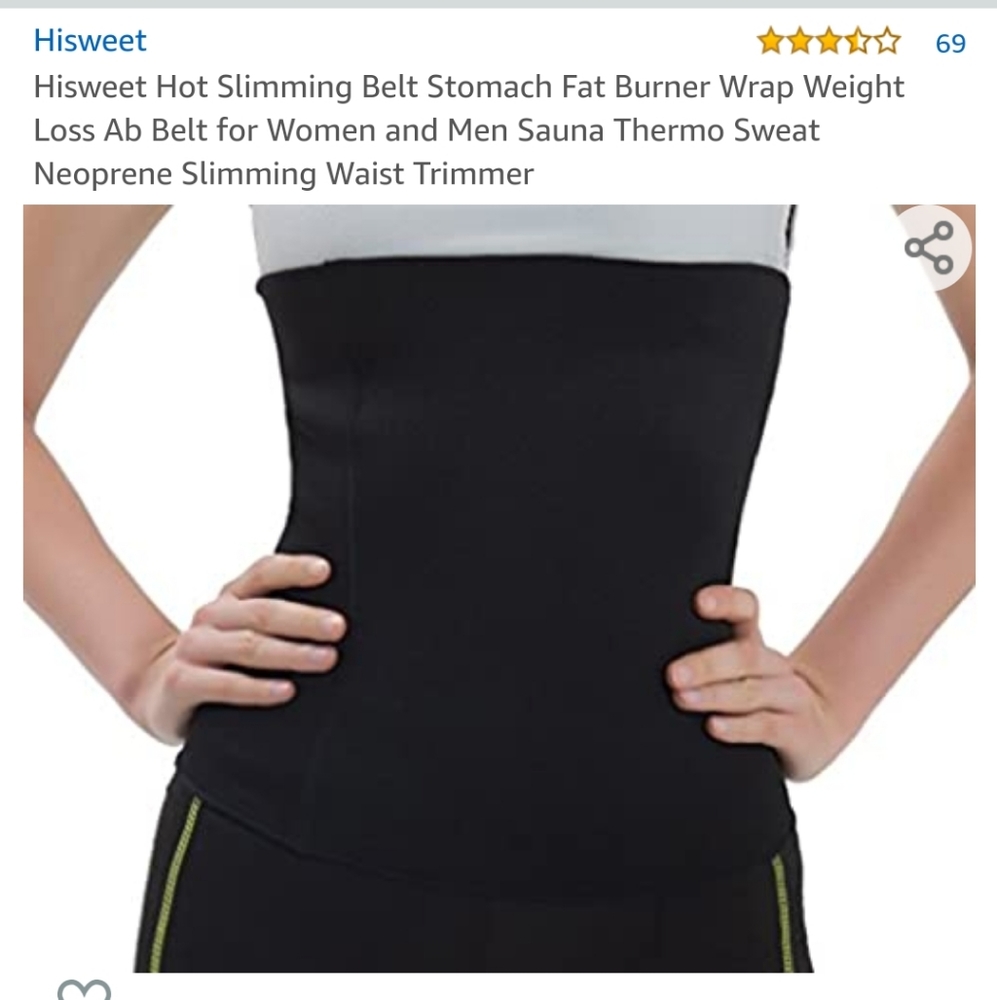 Slimming waist trainer belt